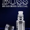 A bottle of Hugo Boss, a fragrant and alluring scent.
