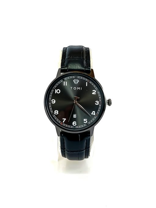 Black Dial Watch, Tomi watch, Luxury Watch