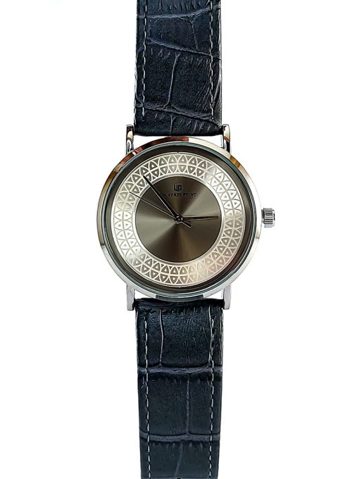 Univeral Point Watch, Slim Watch, Leather Strap Watch
