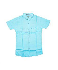 Kids Half Sleeve Two Pocket Zinc Casual Shirt