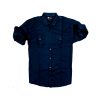 Slim Fit Plain Green Men's Casual Shirt with Pocket