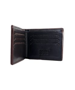 A classic Men's Medium Size Soft Leather Bifold Wallet.