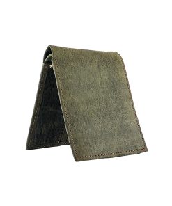A classic Men's Green Medium Size Bifold Wallet.