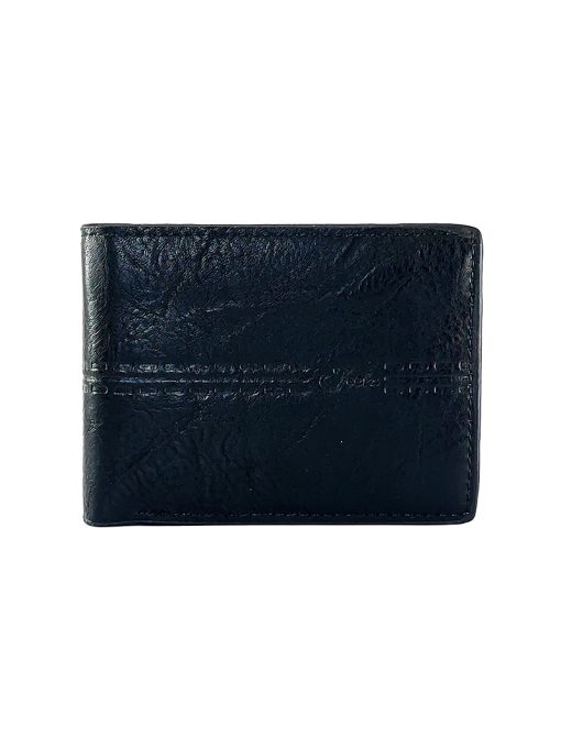 A stylish Jeets Black Medium Size Soft Leather Wallet.