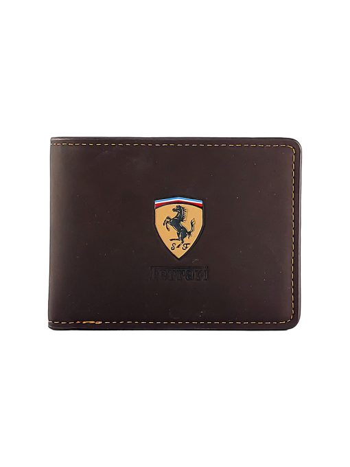 Stylish Ferrari Faux Leather Bi-Fold Wallets for Men and Boys.