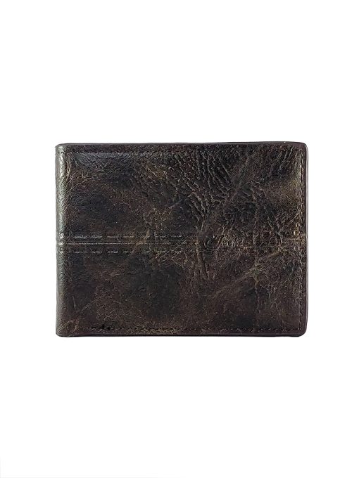A stylish Jeets Brownish Medium Size Soft Leather Wallet.