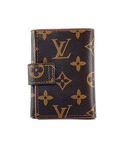 A luxurious Louis Vuitton Lock Wallet with Auto Card Holder Box.