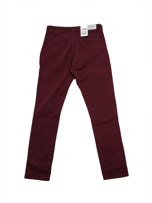 Stylish Men's Slim Fit Cotton Jeans in Red