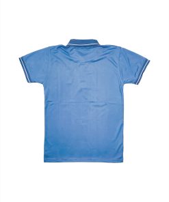 Classic Polo Shirt by Fred Perry in Sky Blue with Half Sleeves and Grip