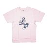 Kids Pink Bunny Graphic Printed Tee Shirt